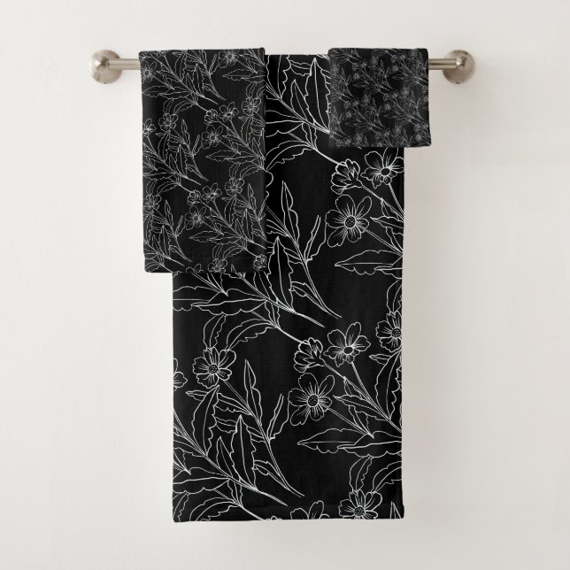 Genießen Sie die Kleinen Dinge Blume Badhandtuch Set (Insitu)