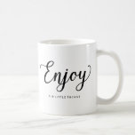 Genießen Sie die Kleinen Dinge | Mug Kaffeetasse<br><div class="desc">Sip mit Stil! Individuell gestaltete Tasse machen den Morgen angenehmer.</div>