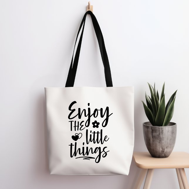 Genießen Sie die Kleinigkeiten der Tote Tasche (Von Creator hochgeladen)