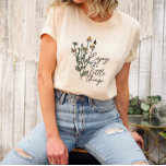 Genießen Sie die Kleinigkeiten Wildblume Daisy Uni T-Shirt<br><div class="desc">Genießen Sie die Kleinen Dinge Wildblume Daisy T - Shirt</div>