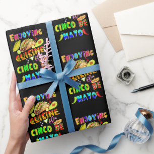 Genießen Sie die Küche im Cinco de Mayo Geschenkpapier