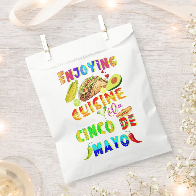 Genießen Sie die Küche im Cinco de Mayo Geschenktütchen (Ausgeschnitten)
