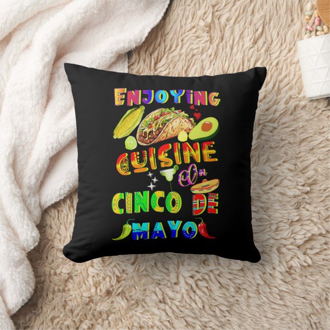 Genießen Sie die Küche im Cinco de Mayo Kissen (Decke)