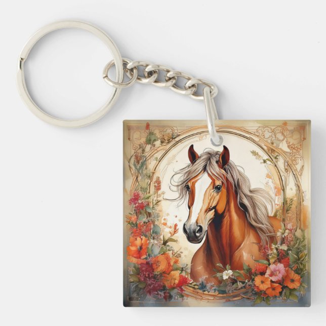 Genießen Sie die Momente, die Sie glücklich machen Schlüsselanhänger (Vorderseite)