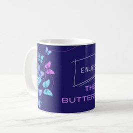 genießen Sie die Schmetterlinge-Tasse Kaffeetasse