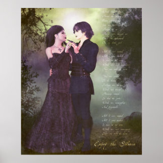 Genießen Sie die Stille Poster