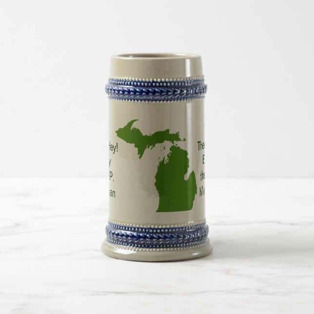 Genießen Sie die U.P. Michigan mit Da Yoopers Bierglas (Mittel)