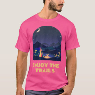 Genießen Sie die Wanderwege Familienwandern Verwan T-Shirt