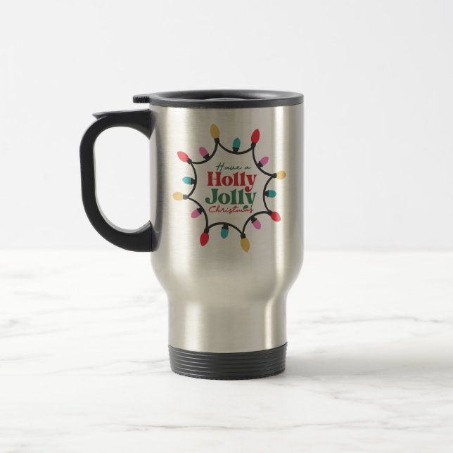 Genießen Sie einen leckeren hellen Kaffee Reisebecher (Links)