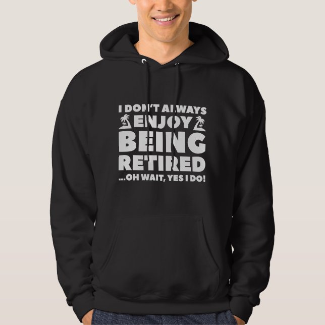 Genießen Sie es, erschöpft zu sein Hoodie (Vorderseite)