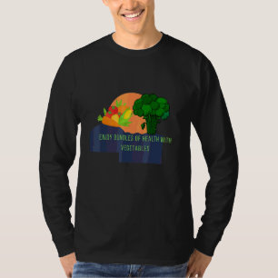 Genießen Sie gesunde Füße mit gesundem Gemüse T-Shirt