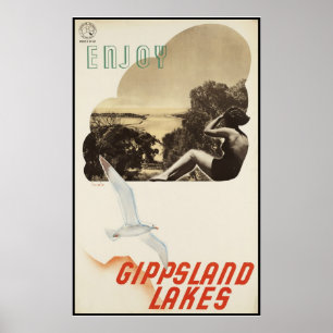 Genießen Sie Gippsland Seen Poster