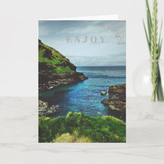 Genießen Sie Gruß-Karte Karte