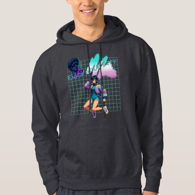 Genießen Sie Ihr Leben Hoodie (Vorderseite)