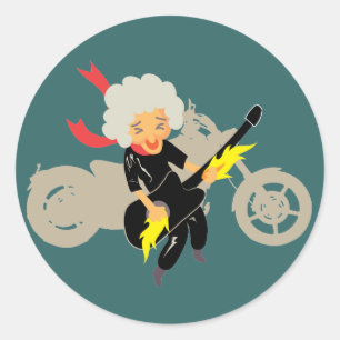 Genießen Sie Ihr Leben Runder Aufkleber