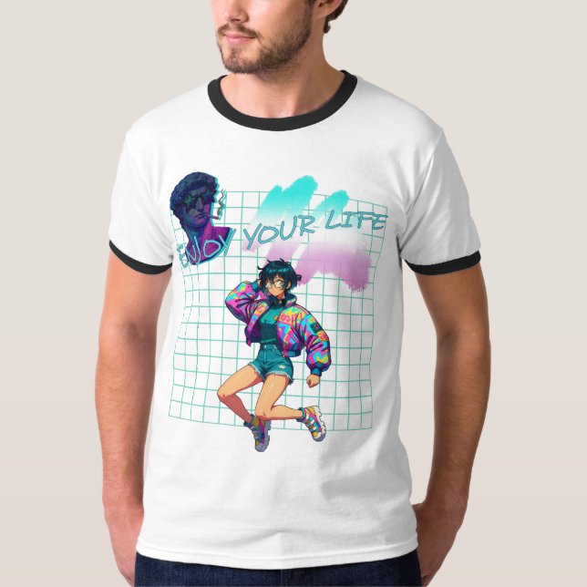 Genießen Sie Ihr Leben T-Shirt (Vorderseite)