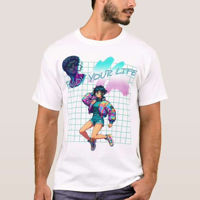 Genießen Sie Ihr Leben T-Shirt (Vorderseite)