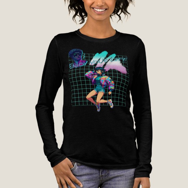 Genießen Sie Ihr Leben Tri-Blend Shirt (Vorderseite)