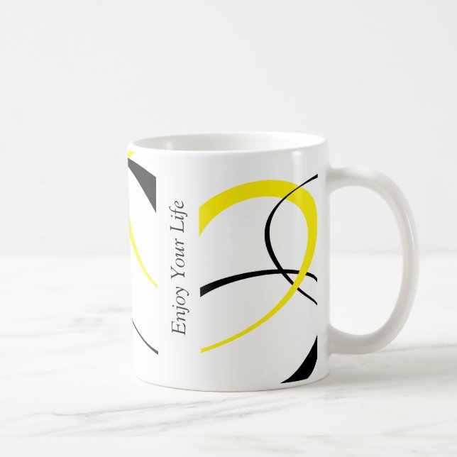Genießen Sie Ihre Leben-Entwurfs-Tasse Tasse (Rechts)