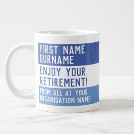 Genießen Sie Ihre Pensionierung - Jumbo-Tasse