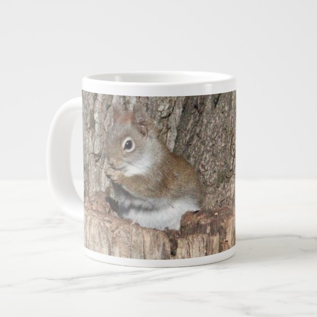 Genießen Sie Ihren Kaffee Jumbo-Tasse (Vorderseite Links)