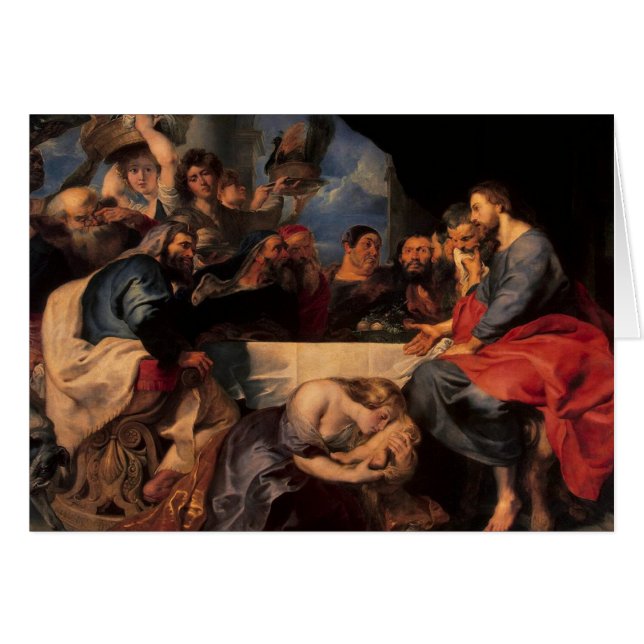 Genießen Sie im Haus von Simon den Pharisee, (Vorderseite (Horizontal))