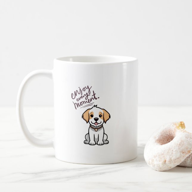 Genießen Sie jeden Augenblick - Tasse (Mit Donut)