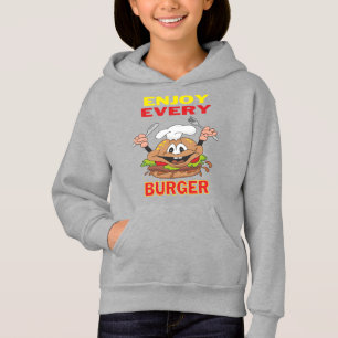 Genießen Sie jeden Burger Hoodie
