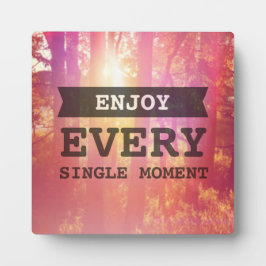 Genießen Sie jeden Single Fotoplatte