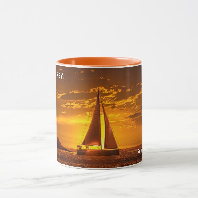 Genießen Sie jeden Sonnenuntergang - MARINA DEL RE Tasse (Zentrum)