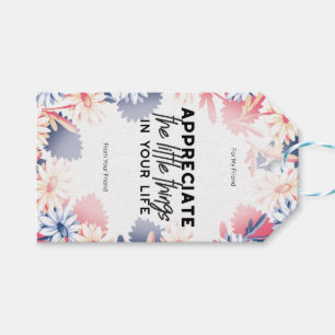 Genießen Sie kleine Zitate Geschenkanhänger