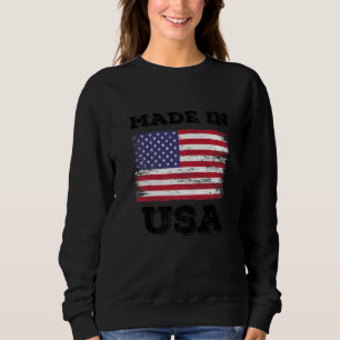 Genießen Sie Made in USA mit US-amerikanischem Fla Sweatshirt