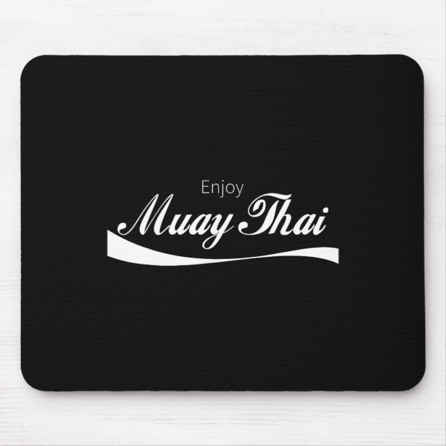 Genießen Sie Muay Thai Kickboxen Kampfsportarten K Mousepad (Vorne)