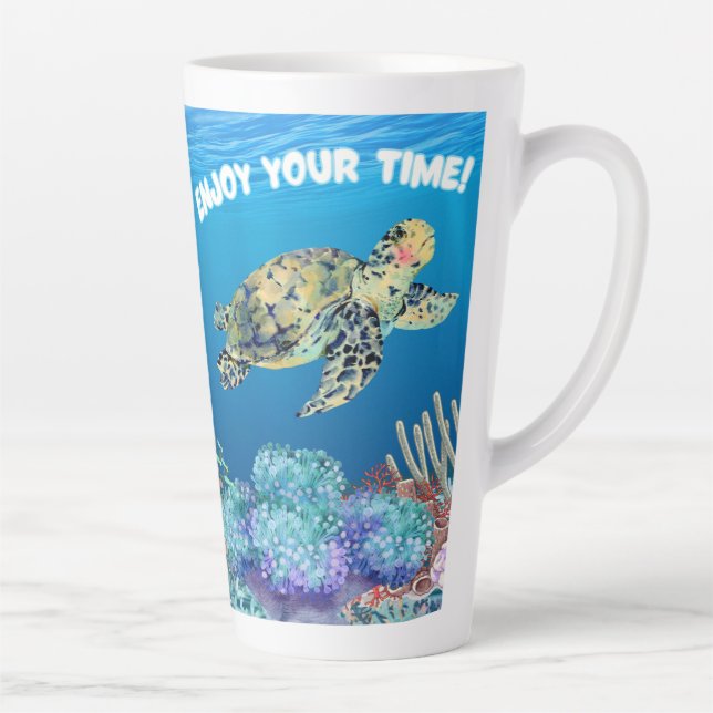 Genießen Sie Schildkröte Milchtasse (Rechts)
