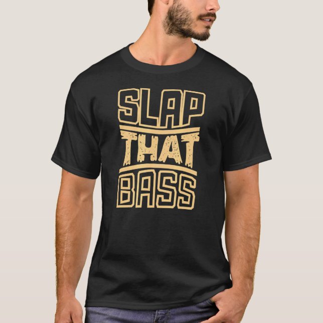 Genießen Sie Slap Bass Gitarre Jam Session Slap Th T-Shirt (Vorderseite)