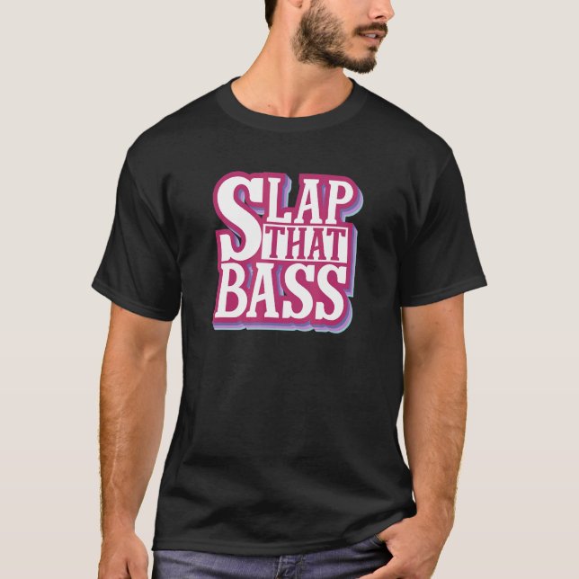 Genießen Sie Slap Bass Gitarre Jam Session Slap Th T-Shirt (Vorderseite)