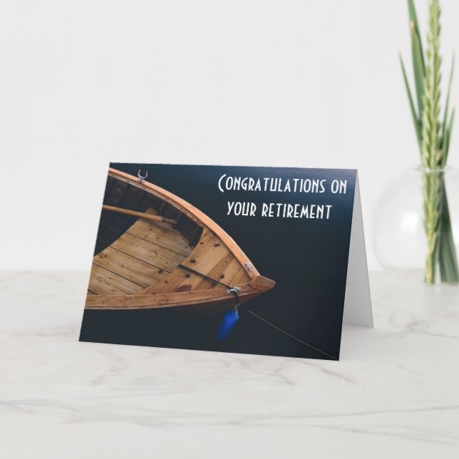 GENIESSEN SIE UND GRATULIEREN SIE SICH FÜR IHRE ** KARTE (Vorderseite)