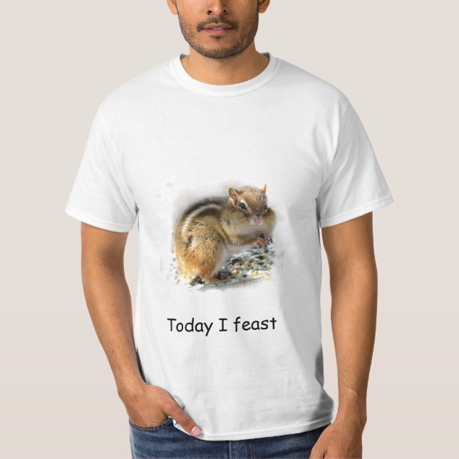Genießen von Chipmunk T-Shirt (Vorderseite)