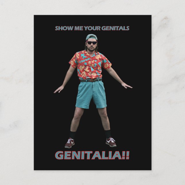 Genitals Dance Postkarte (Vorderseite)