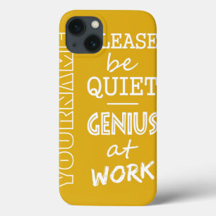 Genius bei der Arbeit - kundenspezifische Monogram Case-Mate iPhone Hülle