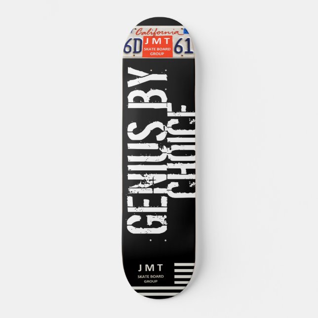 GENIUS BY CHOICE Skateboard / JMT USA (Vorderseite)