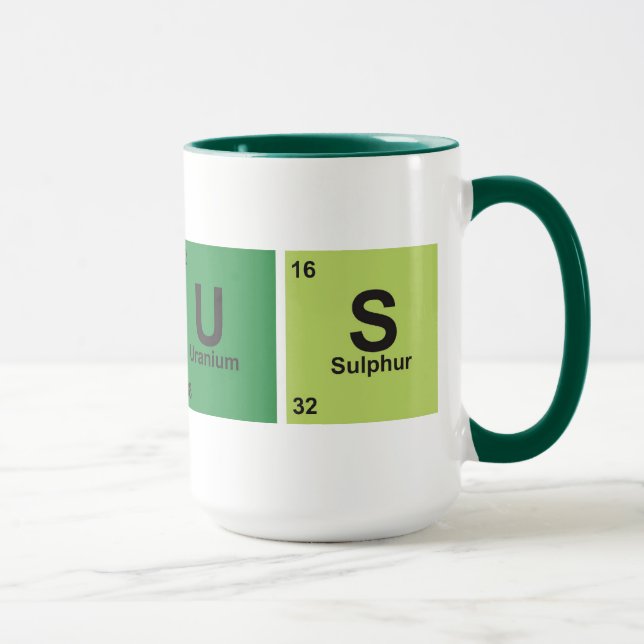 Genius Cup. Periodic table of elements. Tasse (Rechts)