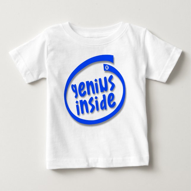Genius Inside-Hemd Baby T-shirt (Vorderseite)