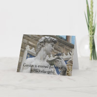 Genius is eternal patience. - Michelangelo quote
