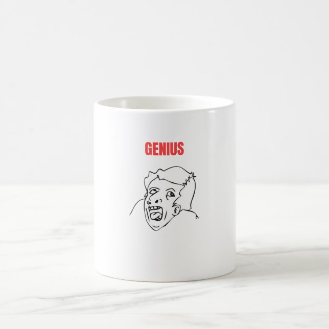 Genius Meme Kaffeetasse (Mittel)