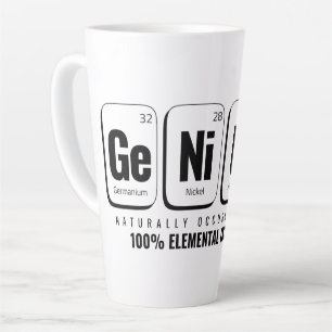 GENiUS Periodic Table - Funny Science Design Milchtasse
