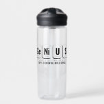 GENiUS Periodic Table - Funny Science Design Trinkflasche<br><div class="desc">GENiUS Periodic Table Design - Germanium, Nickel, Uran, Schwefel | Funny Science Design für Nerd, Schüler und Lehrer. Entsperren Sie Ihren inneren Wissenschaftler mit diesem cleveren "GENiUS"-Design, das unter Verwendung echter Periodenelemente wie Ge (Germanium, 32), Ni (Nickel, 28), U (Uran, 92), S (Schwefel, 16) festgelegt wurde. Ideal für Wissenschaftsliebhaber, Chemiefreaks,...</div>