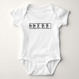 GENIUS-Periotische Tabelle Baby Strampler