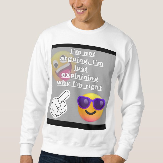 Genius Sweatshirt 😆 | Einzigartiges Geschenk für  (Vorderseite)
