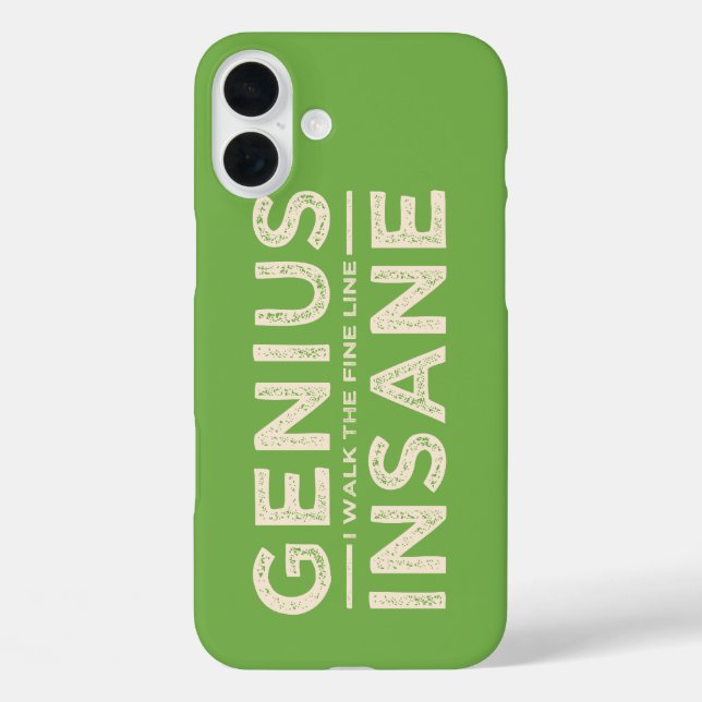 GENIUS VS INSANE Custom Samsung Case (Rückseite)